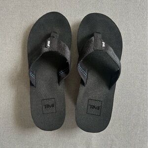 Teva Black Wedge Flip-Flops